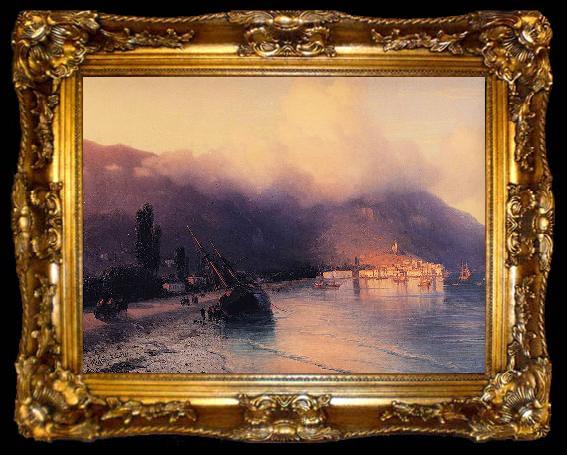 framed  Ivan Aivazovsky View of Yalta, ta009-2